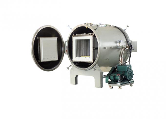 Non Pressure Horizontal Vacuum Furnace , Electric Heat Treatment Furnace For Si3N4 Powder 0