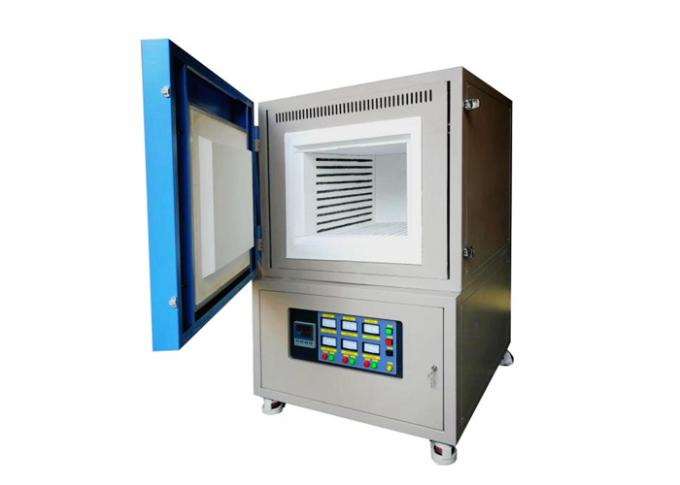 Ceramic Fiber Chamber Electric Muffle Furnace , Manual High Temperature Muffle Furnace 0