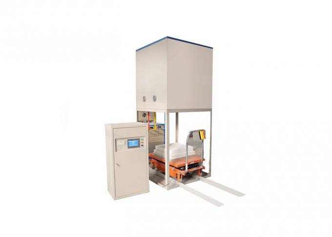 1700 °C Lift Bottom Loading Furnace , Four Side Heating High Efficiency Electric Furnace 0