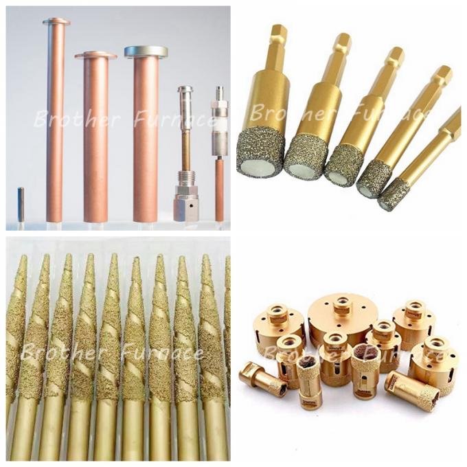 PCD Tools Brazing Vacuum Heat Treatment Furnace , Molybdenum Foil Vacuum Tempering Furnace 2