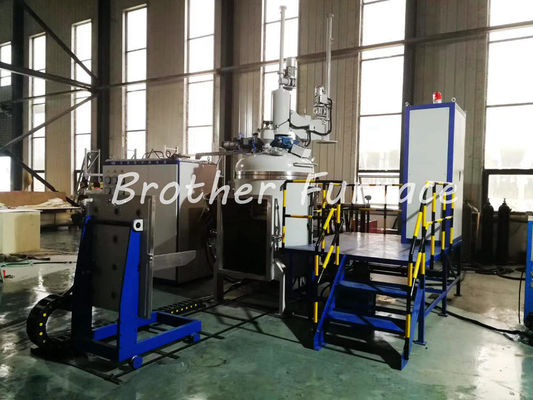 250kg 1700℃ Medium Frequency Induction Furnace For Melting