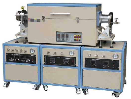 1200c Horizontal Lab CVD Vacuum Quartz Tube Furnace